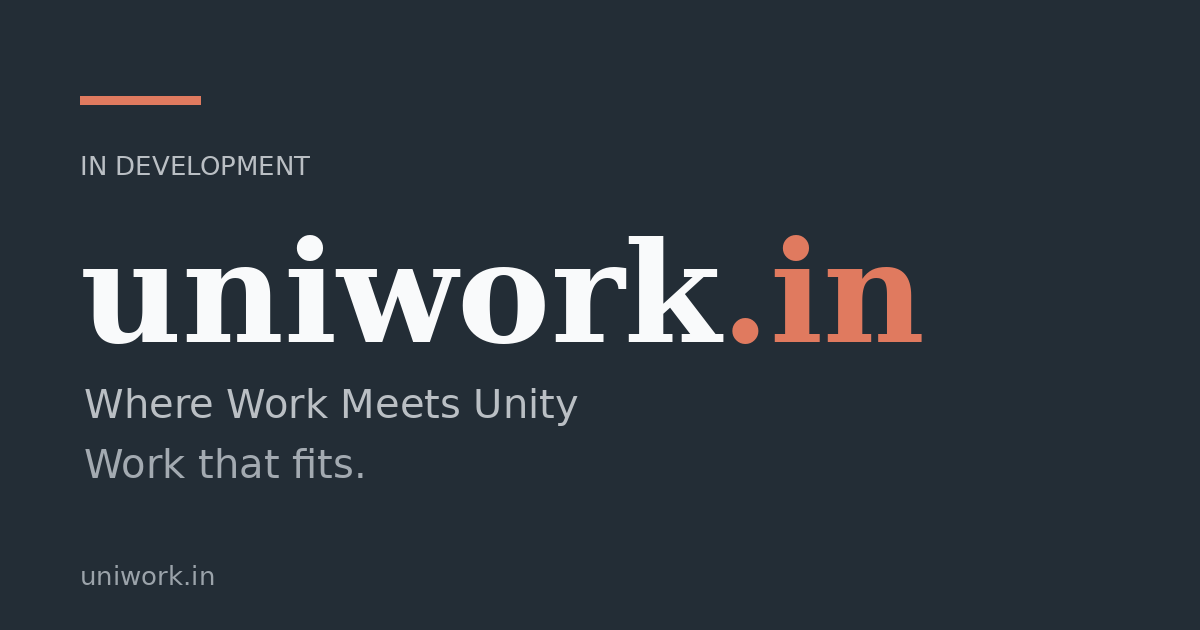 Link preview image for uniwork.in
